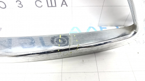 Молдинг переднього бампера правий Lincoln MKZ 17-20 хром, тріщина, тички