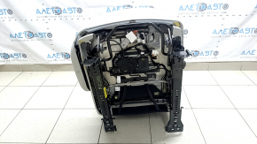 Сидіння 2 ряди праве Kia Sorento 21-24 HEV, PHEV перфорація, сіра шкіра, з підігрівом, під хімчистку, прим'ято