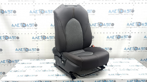 Пассажирское сидение Toyota Camry v70 18-19 с airbag, механическое, с подогревом, ткань серая, коричневая строчка, под химчистку