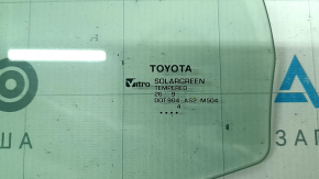 Скло дверей трикутник заднє ліве Toyota Camry v70 18-24 зелений відтінок
