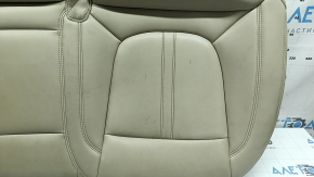 Задний ряд сидений нижняя часть Lincoln MKZ 17-20 кожа бежевая, под химчистку
