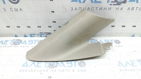 Накладка задней стойки верхняя левая Lincoln MKZ 17-20 бежевая, перед форточкой, под чистку