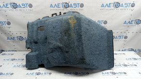 Покрытие пола передний правый Lincoln MKZ 17-20 hybrid, коричневое, под химчистку