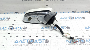 Зеркало боковое правое в сборе Lincoln MKZ 17-20 11 пинов, поворотник, подогрев, проекция, хром, белое с хром