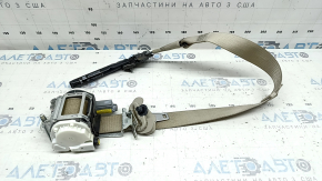 Пассажирский ремень безопасности с натяжителем и пиропатроном Lincoln MKZ 17-20 бежевый, под химчистку