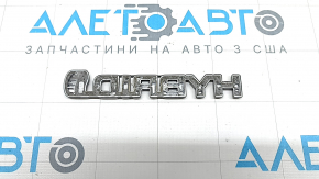 Эмблема надпись "Hybrid" крыла правая Toyota Rav4 19-24 черный глянец