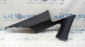 Накладка задней форточки левая Honda Accord 23-26 верхняя часть, черная, потерта