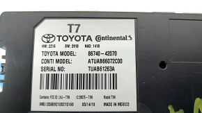 Communication phone transceiver control module Toyota Rav4 19-25
