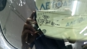 Двері багажника голі зі склом Audi Q5 8R 09-17 чорний LY9T, із спойлером, стоп-сигналом, трапецією та повідцем двірника, тичка, подряпини на склі