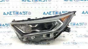 Фара передня ліва Toyota Rav4 19-23 LED, хром, Japan built, пісок