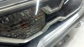 Фара передня ліва Toyota Rav4 19-23 LED, хром, Japan built, пісок
