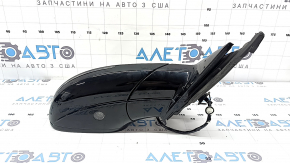 Зеркало боковое правое в сборе Audi Q5 8R 09-17 15 + 2 пинов, BSM, автоскладывание, автозатемнение, поворотник, подогрев, подсветка, черное
