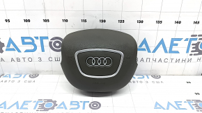 Подушка безопасности airbag в руль водительская Audi Q5 8R 13-17 коричневая, полез хром