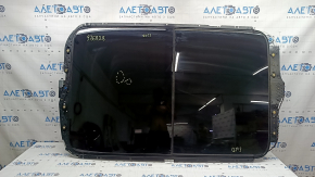 Панорама в зборі Audi Q5 8R 09-17 бежева шторка, під чистку, подряпини на склі