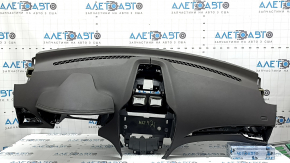 Торпедо передня панель з AIRBAG Lincoln MKZ 13-20 коричнева