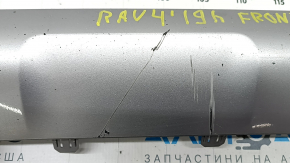 Накладка переднього бампера Toyota Rav4 19-24 срібло, подряпини, тріщина