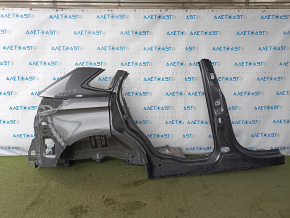 Чверть крило задня права Ford Edge 15-24 відпиляна, з центральною стійкою, графіт, тички