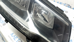 Фара передня права VW Tiguan 18-21 галоген, ДХО LED, під полірування, сколи