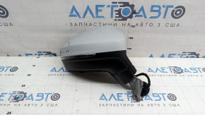 Дзеркало бічне праве VW Tiguan 18-19 6+2 пінів, BSM, поворотник, підігрів, біле LB9Z, потерто
