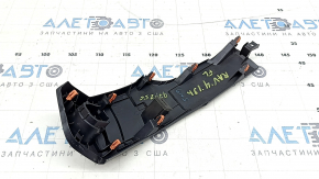 Накладка передней панели под кнопку start/stop Toyota Rav4 19-25 черная, царапины