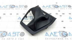 Накладка шифтера КПП Toyota Rav4 19-25 черная, с чехлом, потерта