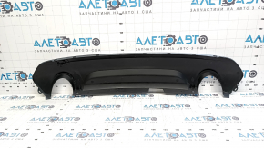Накладка заднего бампера нижняя Ford Escape MK3 13-19 2 трубы под заглушку