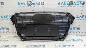 Грати радіатора в зборі Audi A4 B8 13-16 рест глянець, без емблем