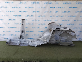 Чверть крило ззаду права Toyota Camry v70 18-24 без BSM, відпиляна, з центральною стійкою, біла, прим'ята