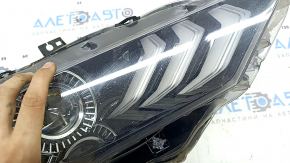 Фара передня права у зборі Ford Mustang mk6 18-23 LED, під полірування, подряпини