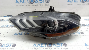 Фара передняя левая в сборе Ford Mustang mk6 18-23 LED, под полировку
