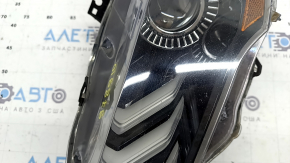 Фара передняя левая в сборе Ford Mustang mk6 18-23 LED, под полировку