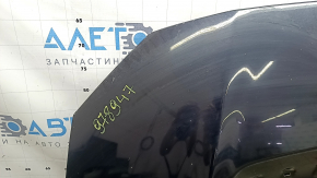 Капот голый Ford Mustang mk6 18-23 рест под воздуховоды, алюминий, черный G1, сколы, царапины