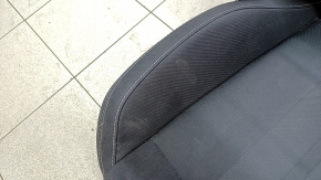 Водительское сиденье Ford Mustang mk6 18-23 без AIRBAG, механическое, купе, черное, ткань, под химчистку, потерто