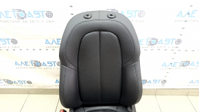 Сидіння водія BMW X1 F48 16-22 з airbag, електро, підігрів, з пам'яттю, шкіра чорна Sensatec, Sport, потріскана шкіра