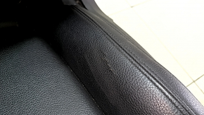 Сидіння водія BMW X1 F48 16-22 з airbag, електро, підігрів, з пам'яттю, шкіра чорна Sensatec, Sport, потріскана шкіра