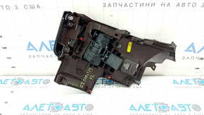 Накладка колени водителя Lexus ES 19-22 коричневая, под проекцию, потерта