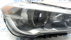 Фара передня права у зборі BMW X1 F48 16-19 LED, під полірування
