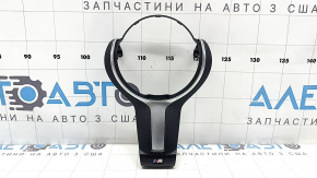 Накладка руля BMW X1 F48 16-22 черная с хромом, M-Sport