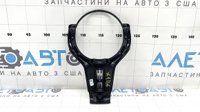 Накладка руля BMW X1 F48 16-22 черная с хромом, M-Sport