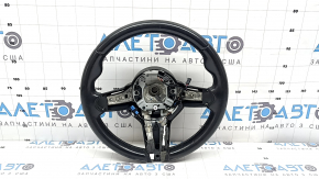 Руль голый BMW X1 F48 16-22 кожа черная с подогревом, M-Sport, царапины