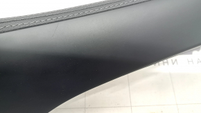 Накладка центральной консоли под джойстик BMW X1 F48 16-22 черная кожа, царапины