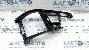 Накладка центральной консоли BMW X1 F48 16-19 черный глянец, потерта