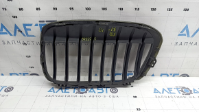 Решетка радиатора grill правая BMW X1 F48 16-19 M-Sport, Shadow-Line