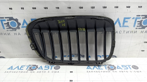 Решетка радиатора grill левая BMW X1 F48 16-19 M-Sport, Shadow-Line, потерта