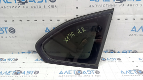 Квапка глухе скло задня права BMW X1 F48 16-22 чорний глянець, тонування
