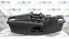 Торпедо передняя панель с AIRBAG BMW X1 F48 16-22 кожа черная, ржавый пиропатрон