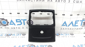 Накладка центральной консоли задняя BMW X1 F48 19-22 черная, потерта