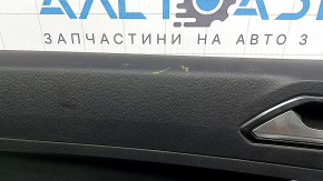 Обшивка дверей картка задня ліва VW Tiguan 18-20 черн, відпаяні кріплення, подряпини, під хімчистку