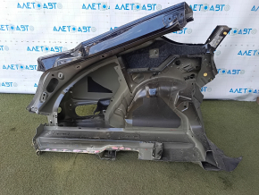 Четверть крыло задняя левая Audi A5 F5 18-25 5D отпилена, без заката, черная, замята