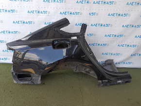 Чверть крило задня права Audi A5 F5 18-25 5D відпиляна, чорна, не заводський отвір, тички